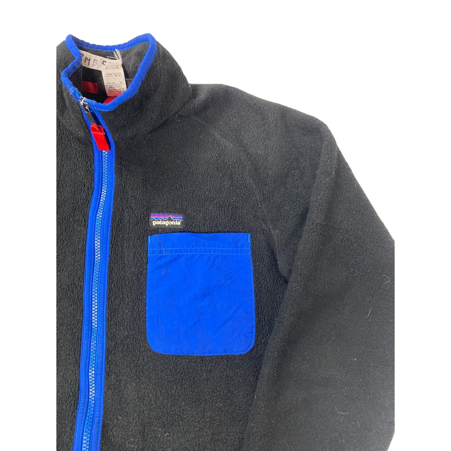 Patagonia Veste Polaire Synchilla Homme Noir/Bleu Taille M/L