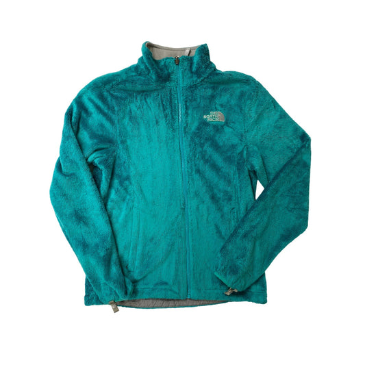 Veste polaire The North Face pour femme, entièrement zippée, en polyester, bleu sarcelle