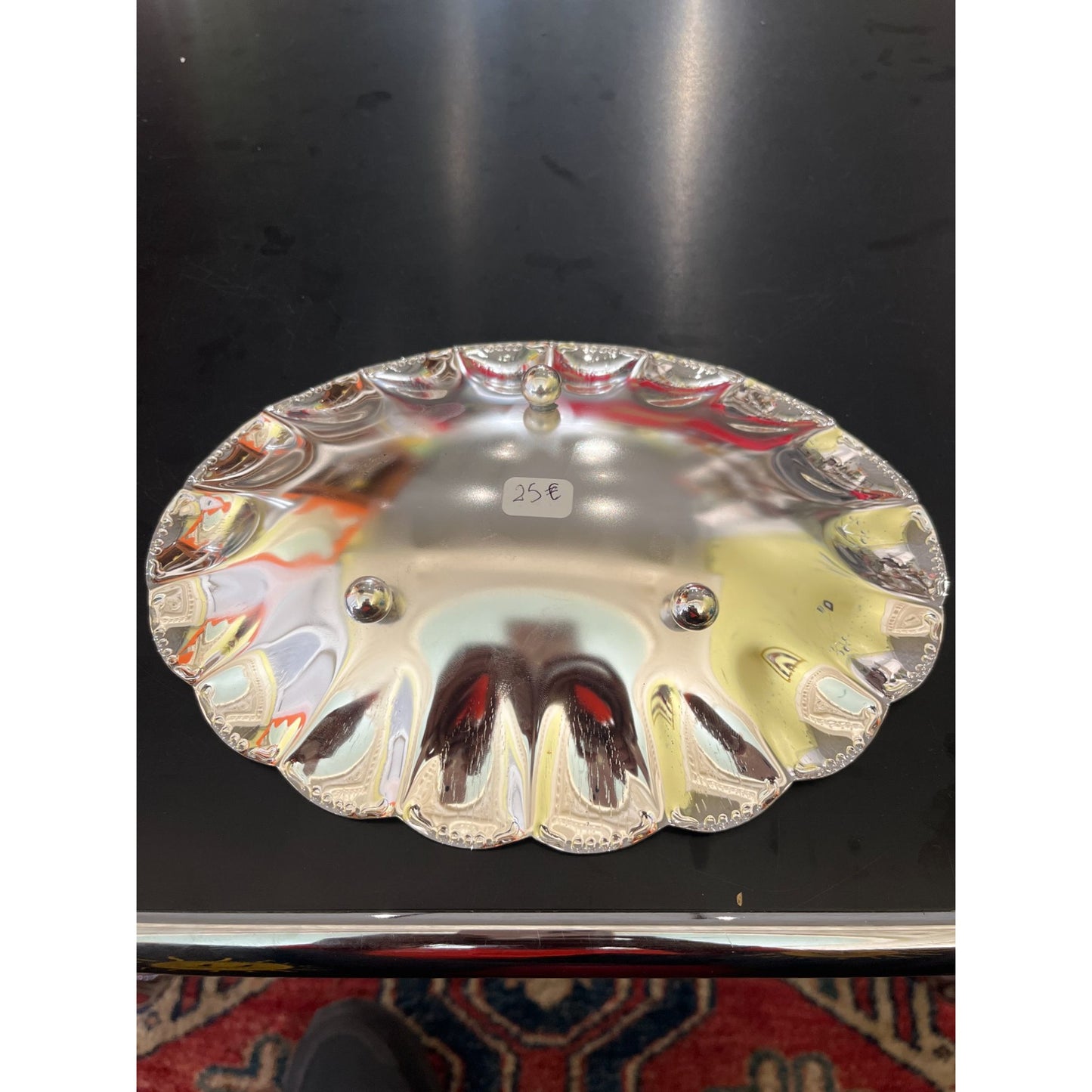 Vide Poche Chromé Longueur 165cm Largeur 225cm Hauteur 15cm