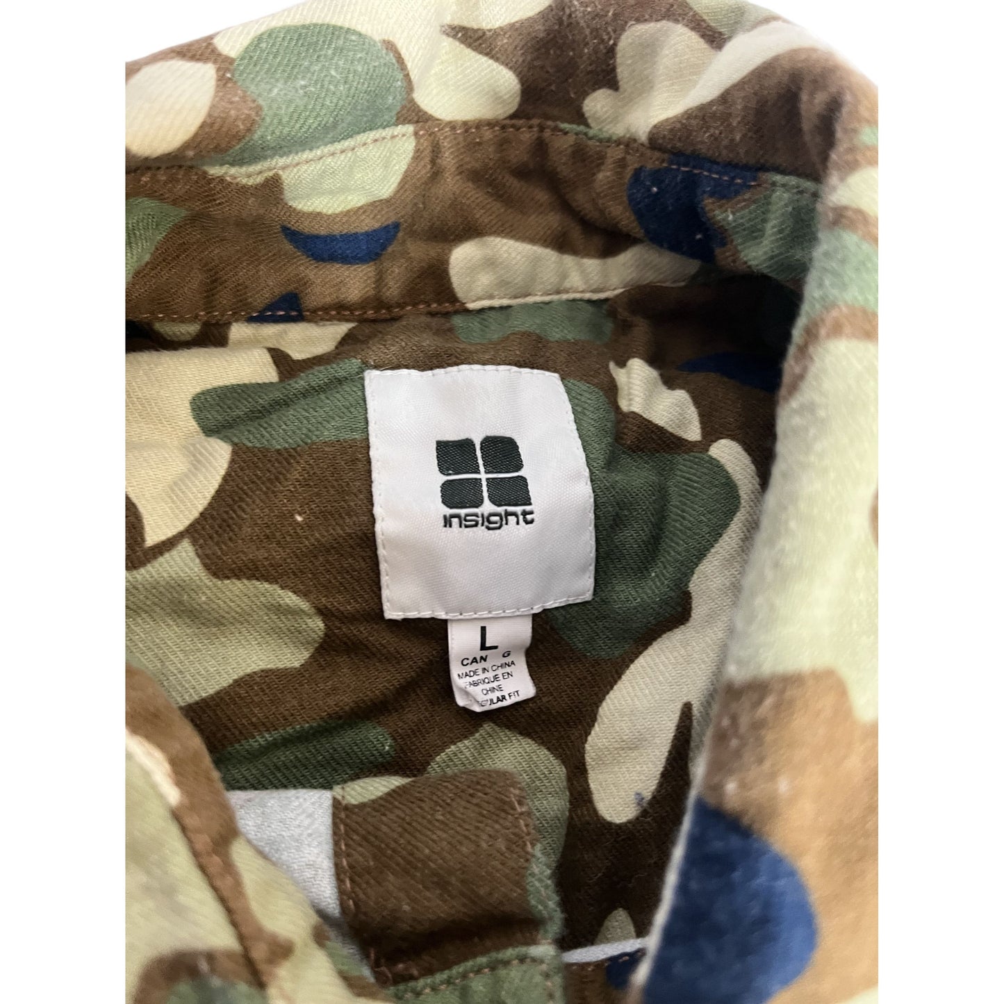 Chemise Camouflage Homme Insight Coton Tissu Résistant Taille L