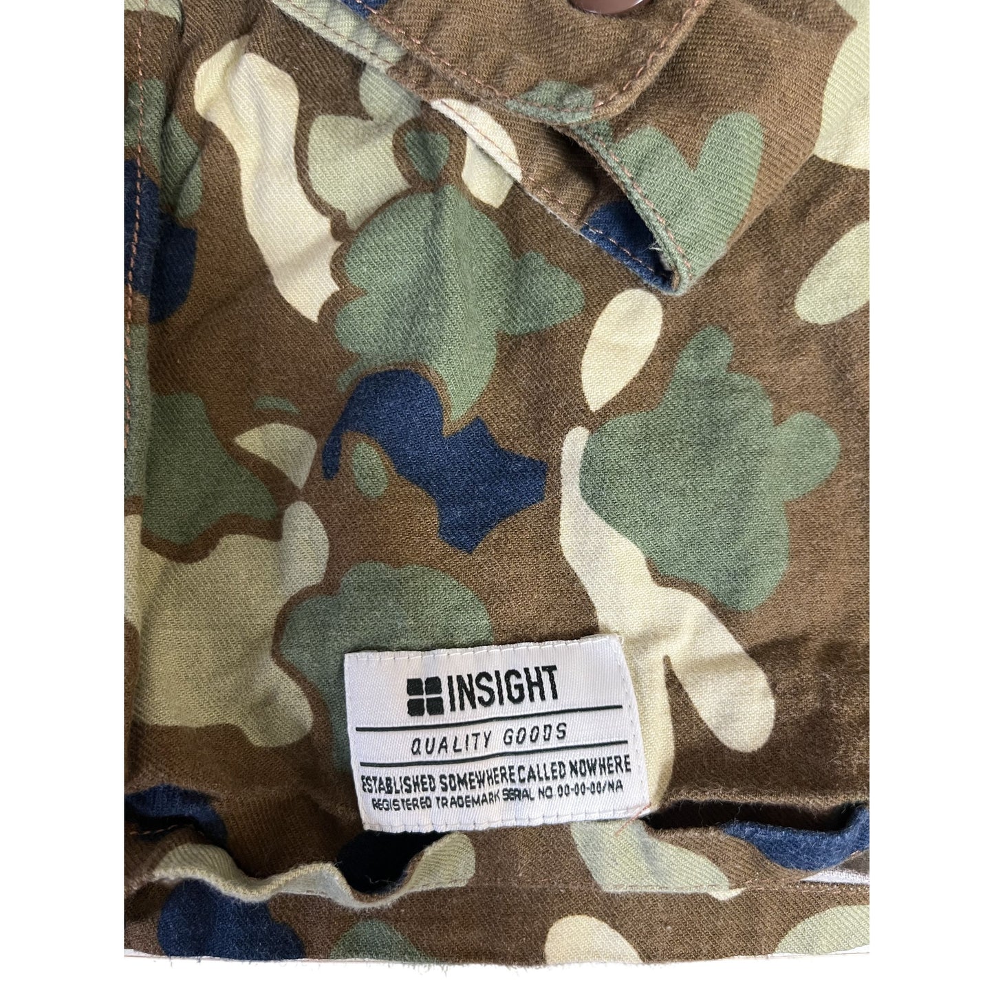Chemise Camouflage Homme Insight Coton Tissu Résistant Taille L
