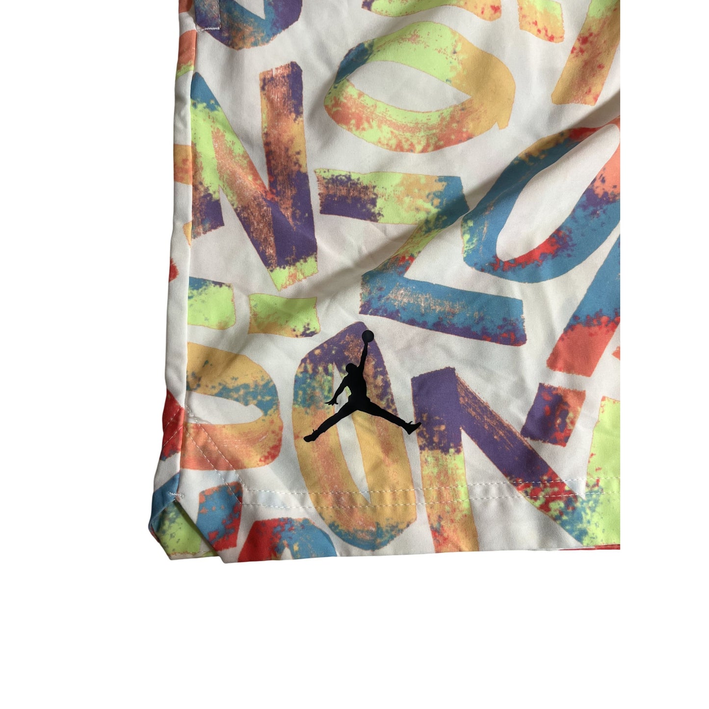 Jordan Dri-Fit Multi-Color Logo Shorts Mens Athletic Wear