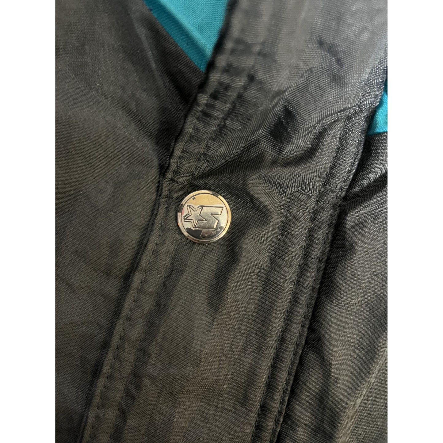 Veste NBA à capuche vintage en nylon Charlotte Hornets L
