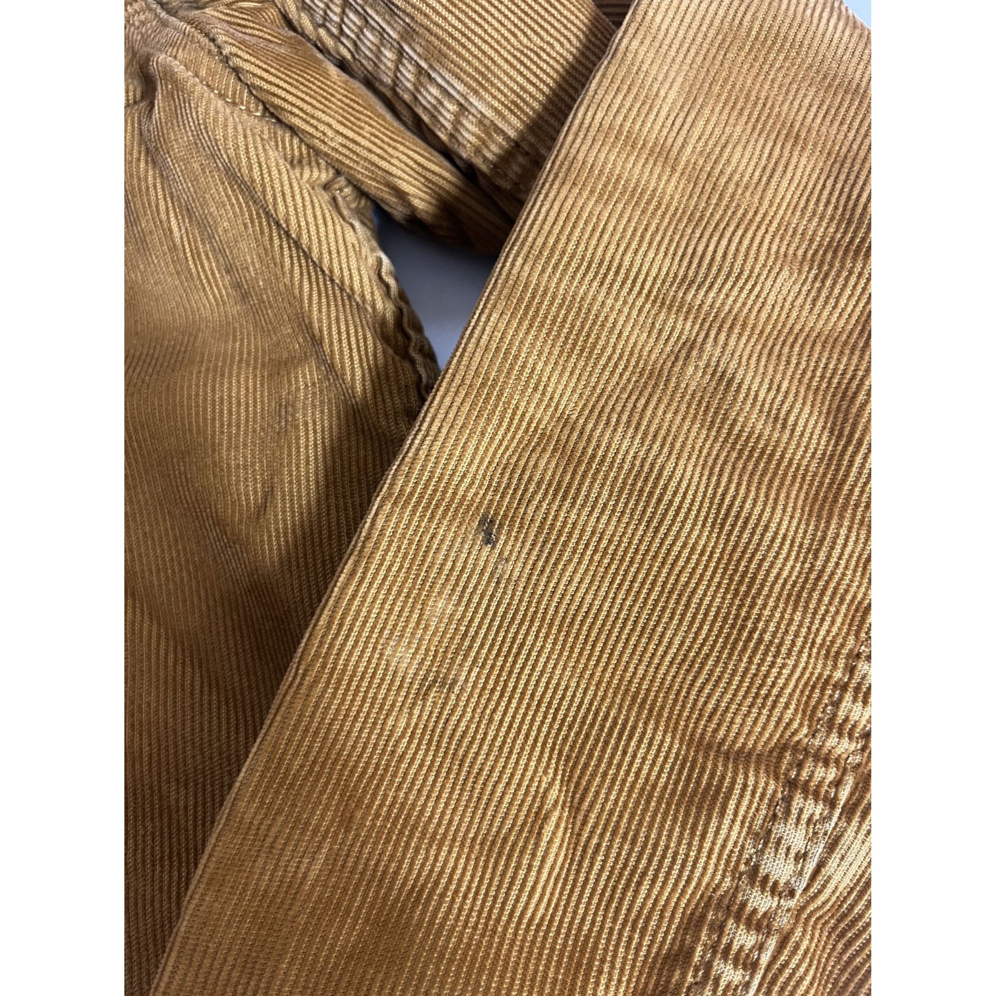 Veste Levi's en velours côtelé doublée sherpa pour homme, couleur fauve moyen