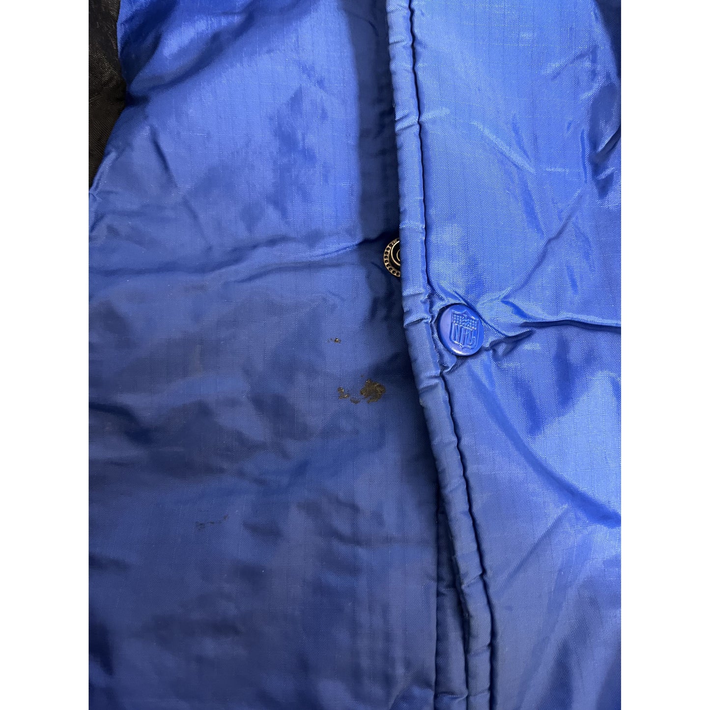 Veste réversible vintage des Patriots avec logo de l'équipe et lettrage brodé