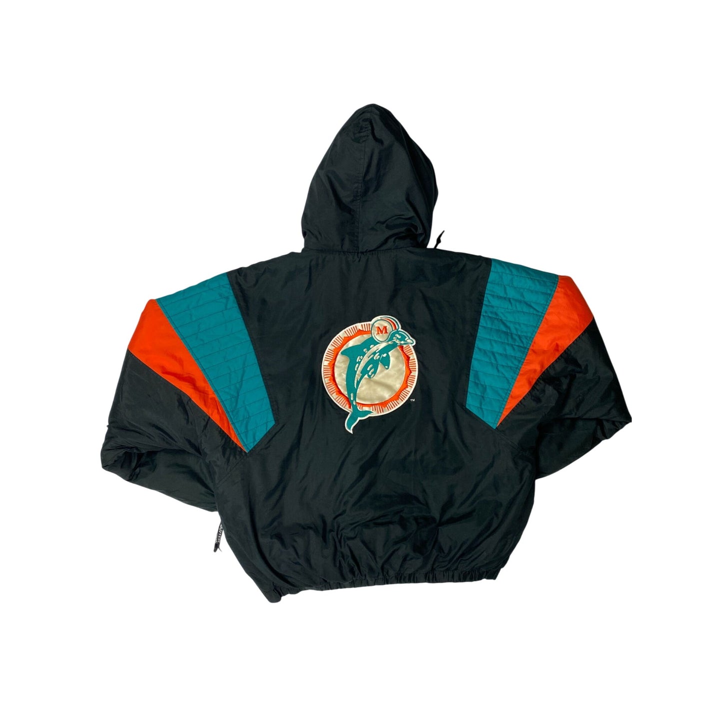 Veste starter des Dolphins de Miami capuche coupe-vent vintage NFL taille XL