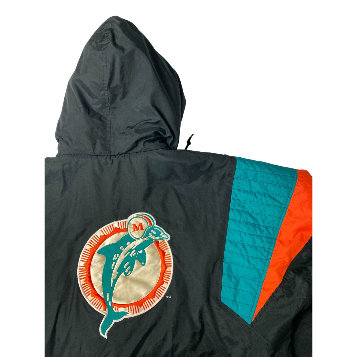 Veste starter des Dolphins de Miami capuche coupe-vent vintage NFL taille XL