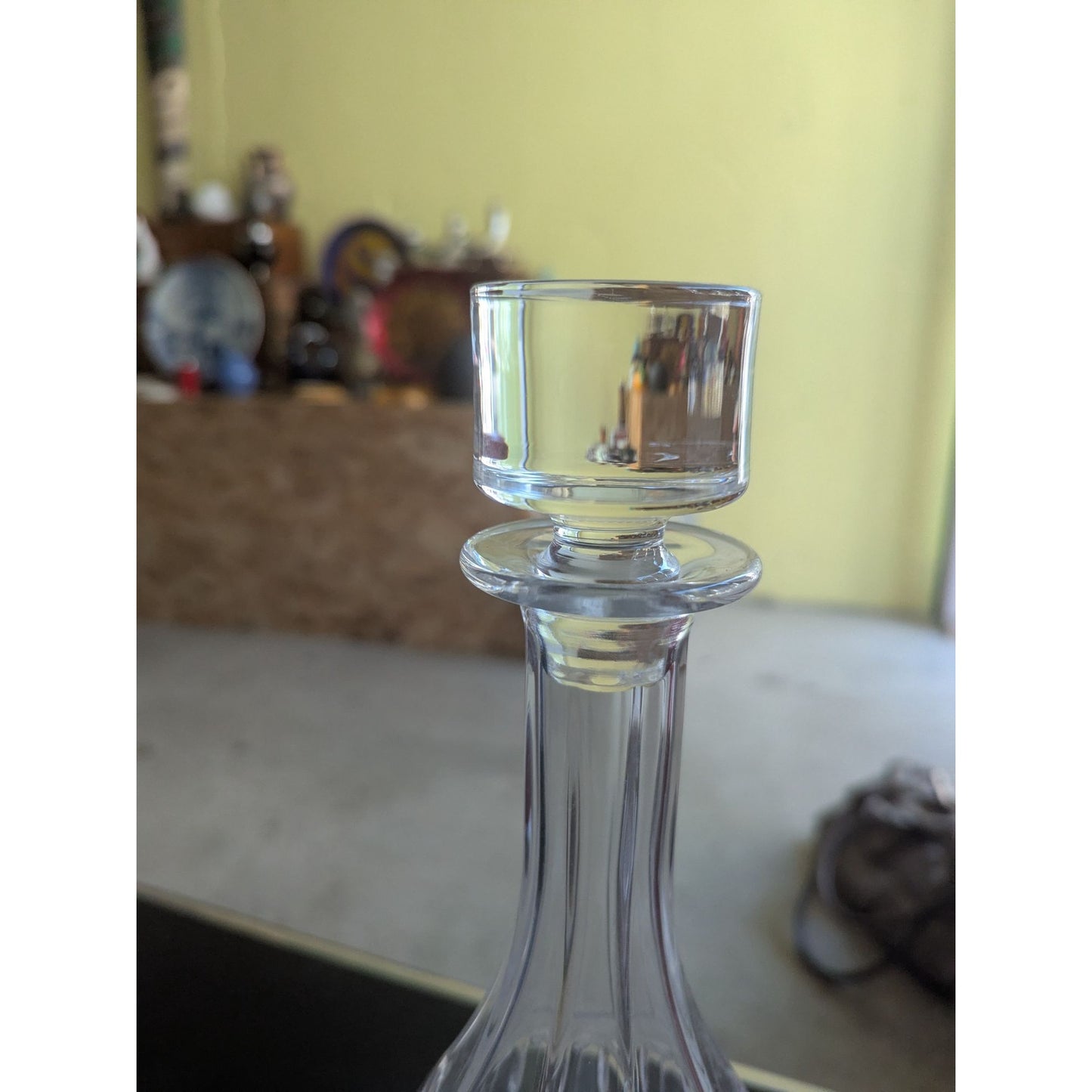Carafe En Cristal Artisanat De Lorraine 24% Pbo 25 Cm Hauteur