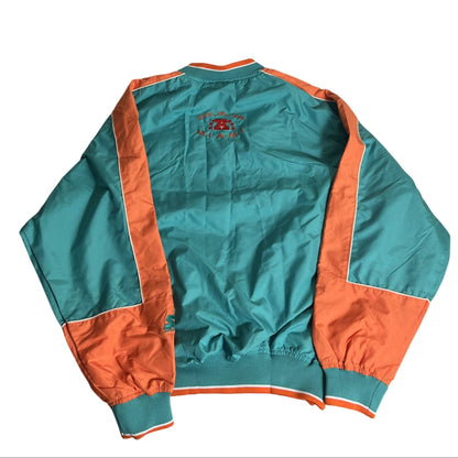 Veste pull Starter NFL Miami Dolphins taille M bleu sarcelle et orange polyester/coton