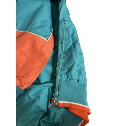 Veste pull Starter NFL Miami Dolphins taille M bleu sarcelle et orange polyester/coton