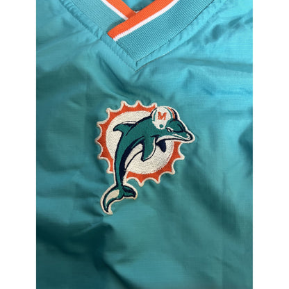 Veste pull Starter NFL Miami Dolphins taille M bleu sarcelle et orange polyester/coton