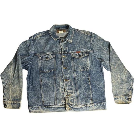 Veste en jean Wrangler Authentic pour homme, taille XL, bleu