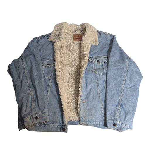 Levis Vintage Sherpa-Lined Denim Jacket XL
