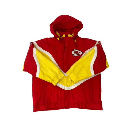 Kansas City Chiefs Pro Line By Apex One NFL Hooded Jacket L Red/Yellow