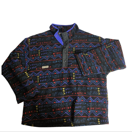 Columbia Veste pull polaire pour homme Motif aztèque du sud-ouest Taille L
