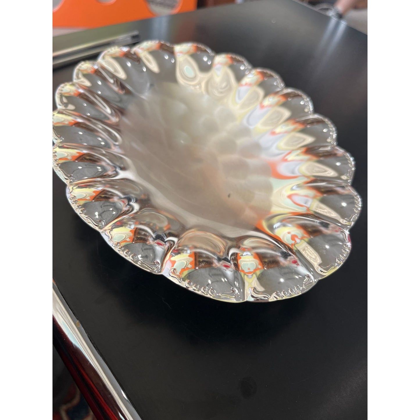 Vide Poche Chromé Longueur 165cm Largeur 225cm Hauteur 15cm