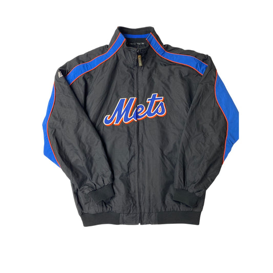 New York Mets Majestic Authentique Veste MLB Homme Taille Noir Bleu Rouge