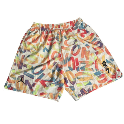 Jordan Dri-Fit Multi-Color Logo Shorts Mens Athletic Wear