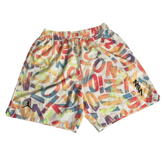 Jordan Dri-Fit Multi-Color Logo Shorts Mens Athletic Wear