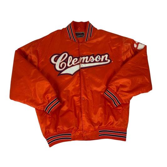 Clemson Tigers Orange Varsity Jacket XL By Xtreme Fanz