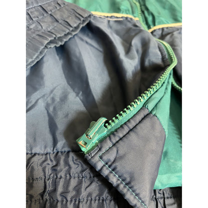 vintage Miami Dolphins Veste à capuche M Taille Nylon & Polyester Marine/Vert avec logo brodé