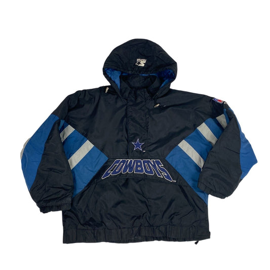 vintage Starter NFL Team Collection Pittsburgh Steelers Varsity Jacket Homme M Noir Ou Laine Cuir