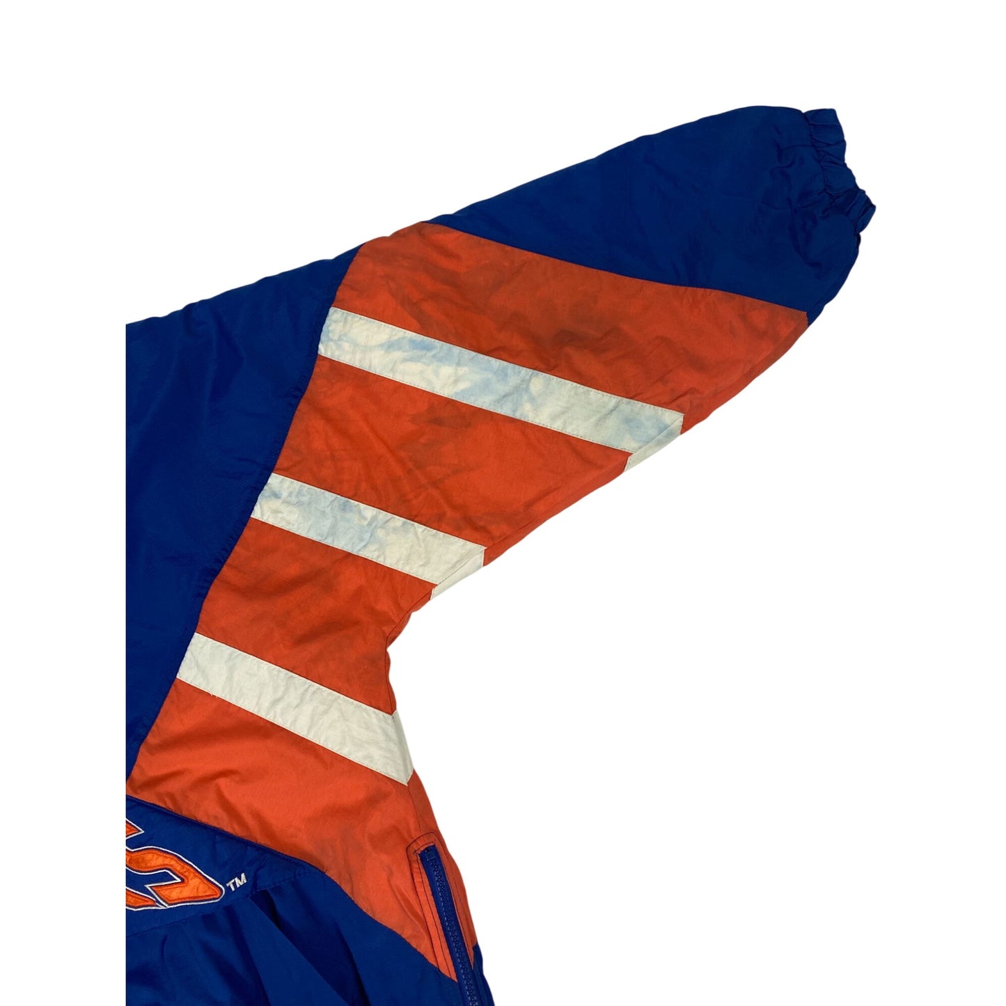 Veste oversize M des New York Knicks Starter Pullover Bleu et Orange Nylon Polyester NBA