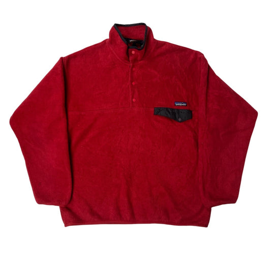 Patagonia Synchilla Rouge Polaire Pull Veste L