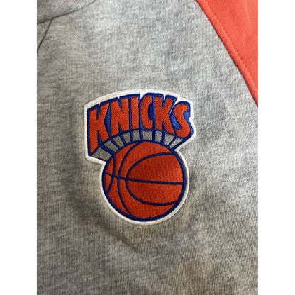 Sweat-shirt ras du cou colorblock Mitchell & Ness Nostalgia Co. des New York Knicks