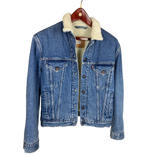 Veste camionneur en denim sherpa Levis Strauss & Co.