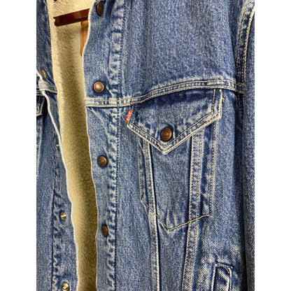 Veste camionneur en denim sherpa Levis Strauss & Co.