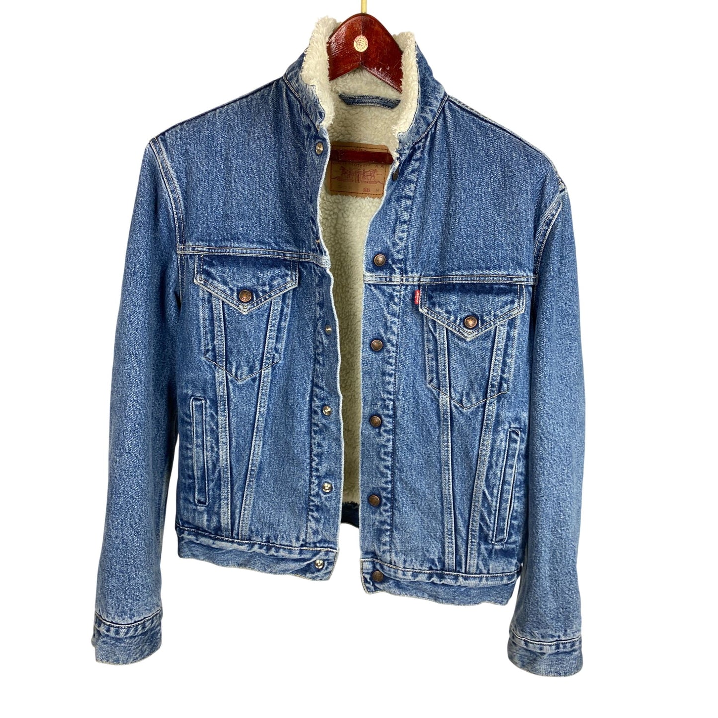 Veste camionneur en denim sherpa Levis Strauss & Co.