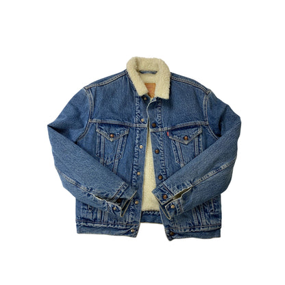 Veste camionneur en denim sherpa Levis Strauss & Co.