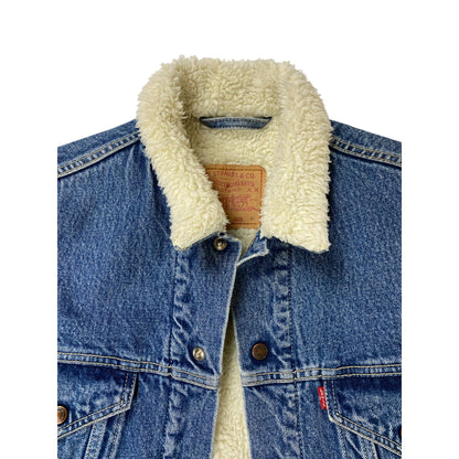 Veste camionneur en denim sherpa Levis Strauss & Co.