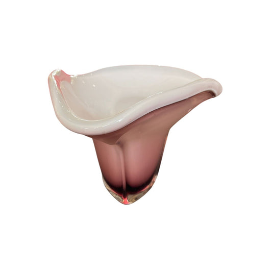 vase en verre dans le gout de murano