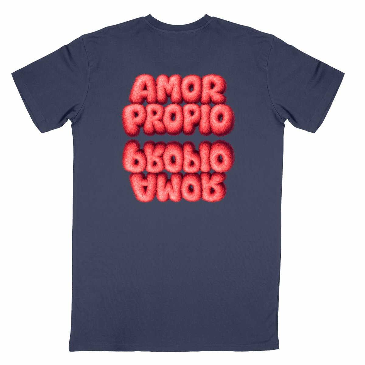 T-shirt AMOR PROPIO - dos_bleumarine