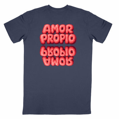 T-shirt AMOR PROPIO - dos_bleumarine