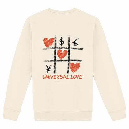 Sweat Shirt Universal love - dos_ivoire