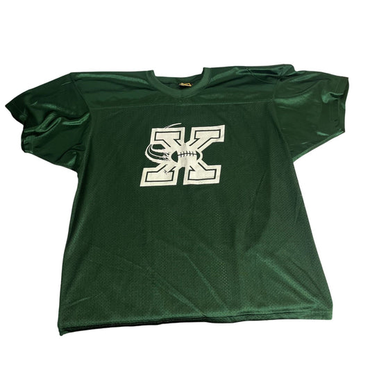Maillot De Football Vert Avec Logo K Et Numéro 10 Adulte L/XL Polyester