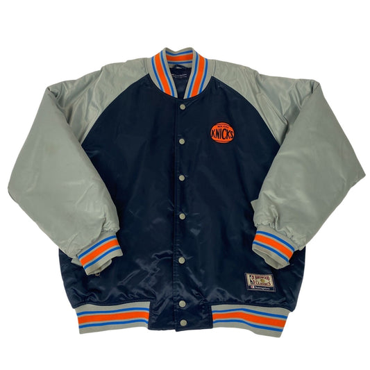 New York Knicks NYC Champion Hardwood Classics Veste en satin L