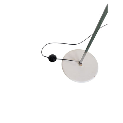 Lampe vintage Sur Pied Métal 2 Abat-Jours Réglables Blanc & Chrome Moderne Hauteur 160cm