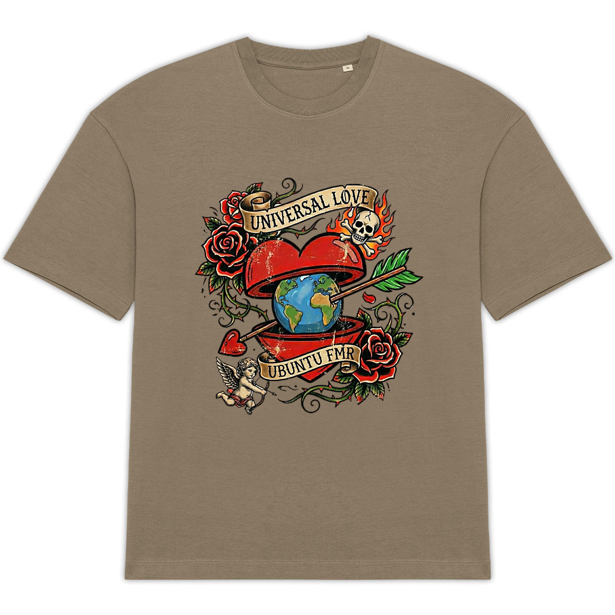 T-shirt heritage oversize - face_0