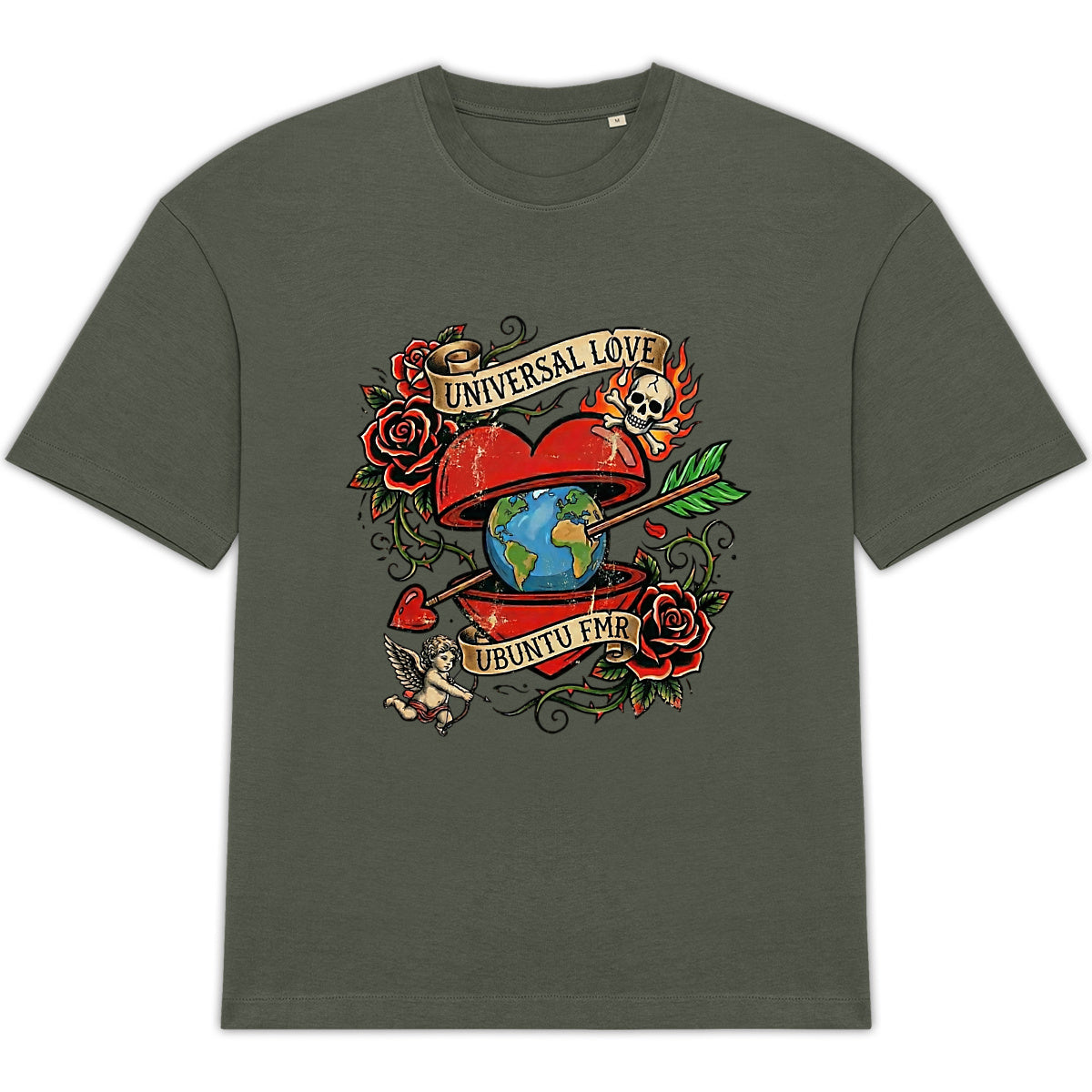 T-shirt heritage oversize - face_1