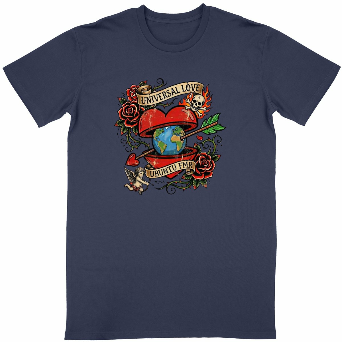 Tee Heritage audigier - face_bleumarine