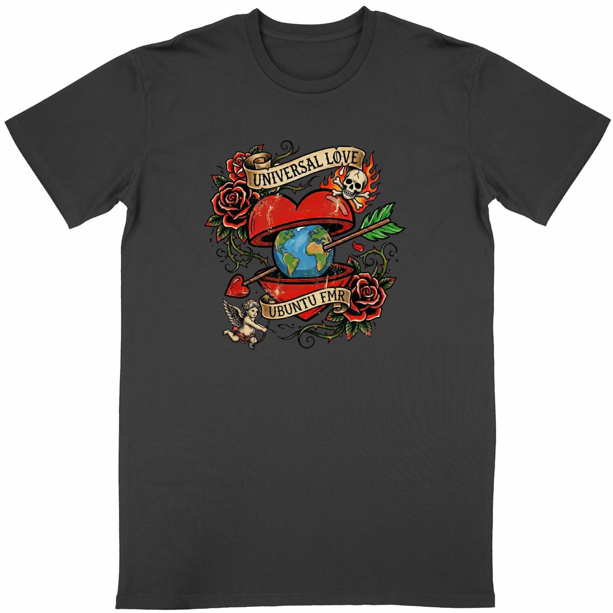 Tee Heritage audigier - face_noir