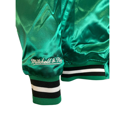 Boston Celtics Satin Varsity Jacket S By Mitchell & Ness