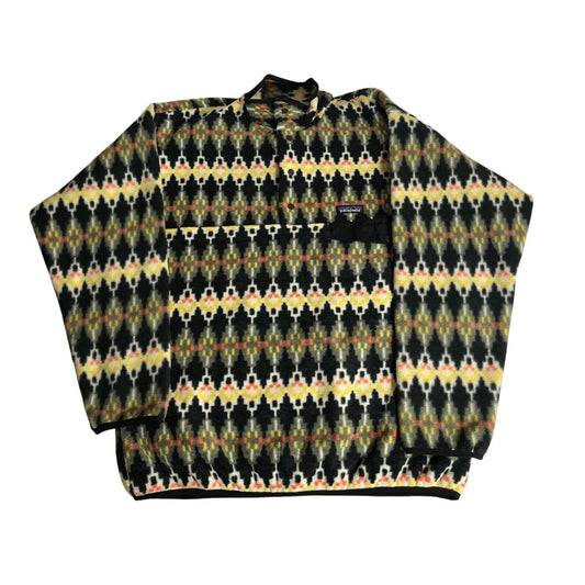 Patagonia Pull Synchilla Snap-T pour homme Motif géométrique Coupe décontractée en polaire