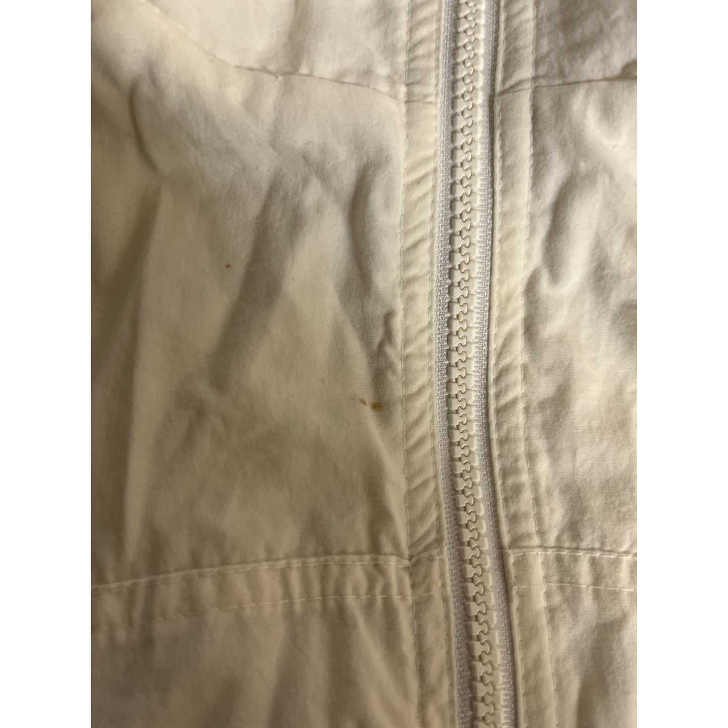 Veste coupe-vent Adidas Court Performance vintage blanche et bleue
