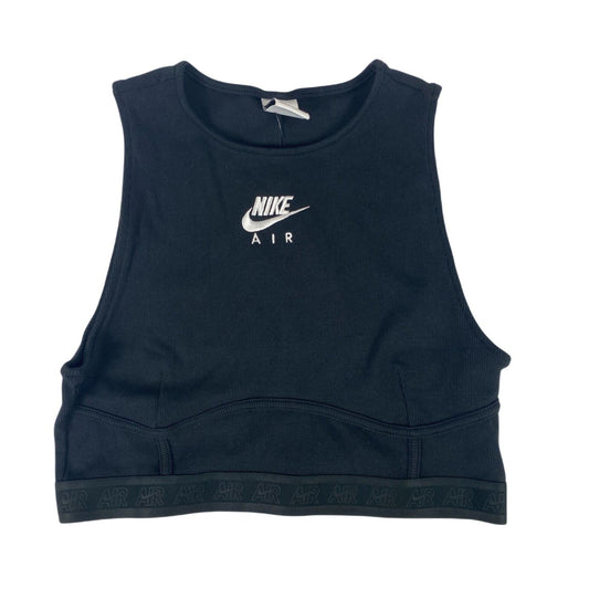 Haut court sans manches Nike Air pour femme, noir, taille L