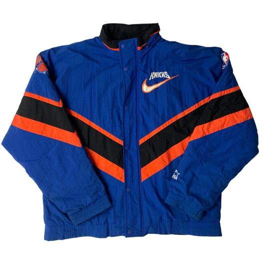 Nike Starter NBA New York Knicks Jacket L Blue/Orange